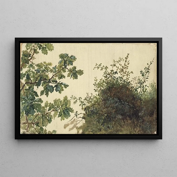 Study of Vegetation - Kilian Zoll — framed artwork on a wall