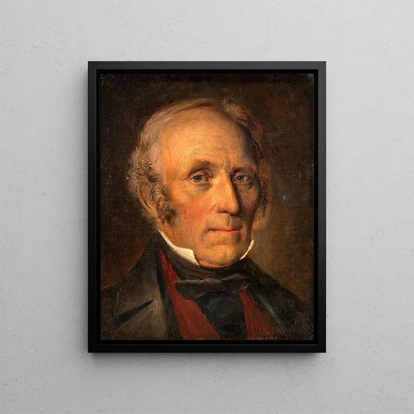 The father of artists - Kilian Zoll — framed artwork on a wall