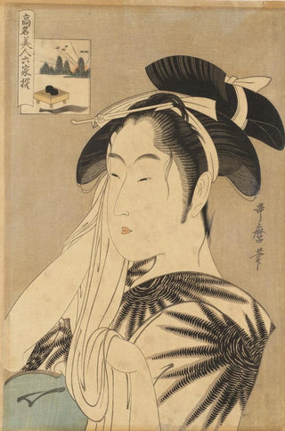 La veuve d'Asahiya - Kitagawa Utamaro — artwork view