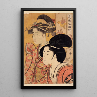 Kitagawa Utamaro - Two Beauties with Bamboo.webp