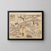 Courtesanes arrangeant des fleurs - Kitao Shigemasa — framed artwork on a wall