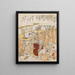 Untitled Painting - Kitao Shigemasa — framed artwork on a wall