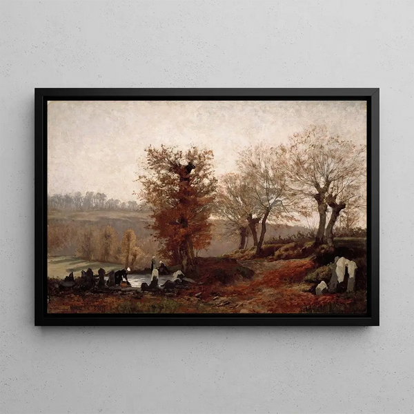 Untitled Painting - Kitty Kielland — framed artwork on a wall