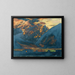 Zell am See la nuit - Klemens Brosch — framed artwork on a wall