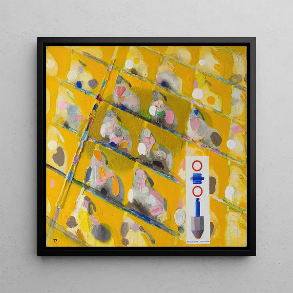 Klikute jootmine - Tiit Psuke — framed artwork on a wall
