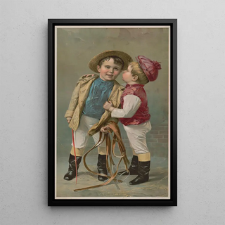 A discreet advice - Knapp Co — framed artwork on a wall