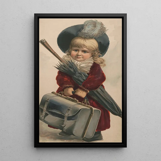 Little traveler - Knapp Co — framed artwork on a wall