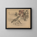 Bairei gafu, plate 35 - Kono Bairei — framed artwork on a wall