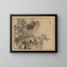 Bairei gafu, plate 37 - Kono Bairei — framed artwork on a wall