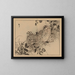Bairei gafu Painting, plate 44 - Kono Bairei — framed artwork on a wall