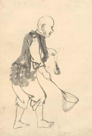 The Shrimp Fisherman - Kono Bairei — artwork view