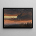 Study of Clouds on Poplars - Knud Baade — framed artwork on a wall