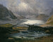 Glacier Nigardsbreen dans la vallée de Justedalen - Knud Baade — artwork view