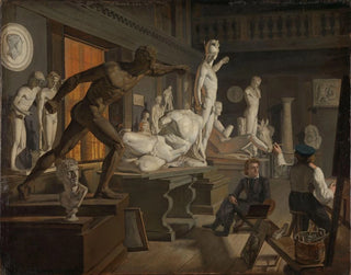 Scene of the Academy in Copenhagen - Knud Baade — artwork view