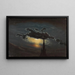 Study of clouds in moonlight - Knud Baade — framed artwork on a wall