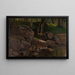 Study of Rocks - Knud Baade — framed artwork on a wall