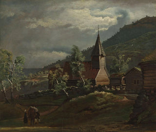 L'église de Gaupne à Sogn - Knud Baade — artwork view