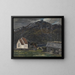 L'église d'Ullensvang à Hardanger - Knud Baade — framed artwork on a wall