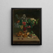 Still life with flowers - Knud Bergslien — framed artwork on a wall