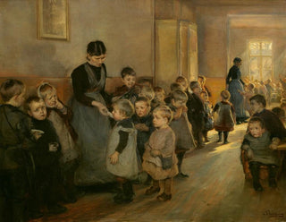 A School Break - Knud Erik Larsen — artwork view