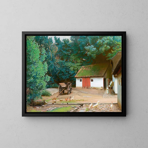 Grdécsterir with hns - Knud Sinding — framed artwork on a wall