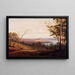 View of Hobart Town - Knut Bull — framed artwork on a wall