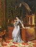 The girl with the letter - Knut Ekwall — artwork view