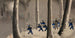 Large fierce battle painting in the snow near Niuzhuang - Kobayashi Kiyochika — artwork view