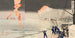 Hourra pour la grande victoire de la marine du Grand Japon à la bataille navale d'Incheon entre le Japon et la Russie - Kobayashi Kiyochika — artwork view