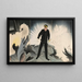 Naval Commander Hirose Takeo - Kobayashi Kiyochika — framed artwork on a wall