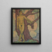 Allegory Youth - Koloman Moser — framed artwork on a wall