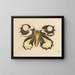 Butterfly Painting - Koloman Moser — framed artwork on a wall