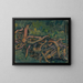 Wood carved - Koloman Moser — framed artwork on a wall