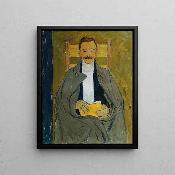 Rudolf Steindl, brother-in-law of the artist - Koloman Moser — framed artwork on a wall