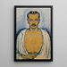 Self-portrait Painting - Koloman Moser — framed artwork on a wall