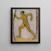 The Traveler - Koloman Moser — framed artwork on a wall