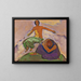 Deuil et espoir - Koloman Moser — framed artwork on a wall
