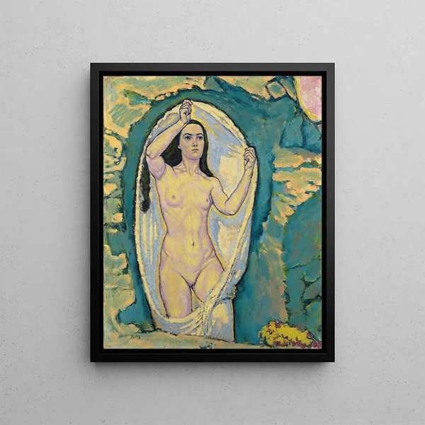 Venus in the Cave - Koloman Moser — framed artwork on a wall