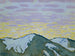 Snow-capped Mountain Peaks at Twilight - Koloman Moser — artwork view