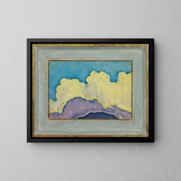 Study of clouds - Koloman Moser — framed artwork on a wall