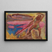 Wotan and Brünhilde - Koloman Moser — framed artwork on a wall