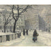 Reproduction of the painting Kongens Nytorv, Copenhagen in Winter - Paul Fischer