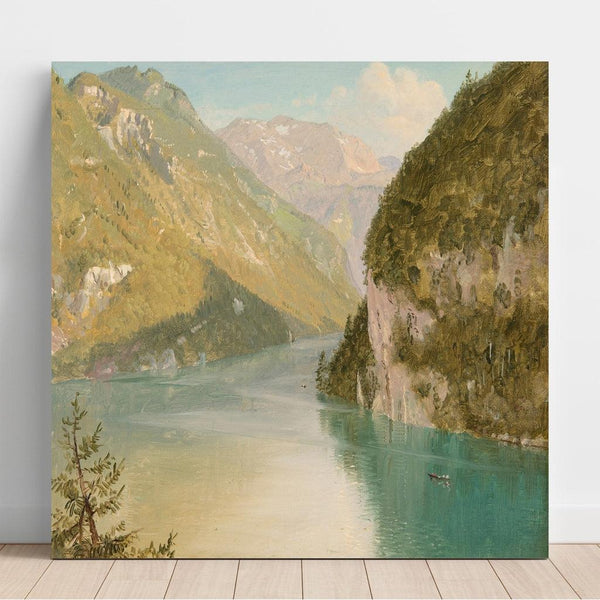 Reproduction of the painting Königssee Painting, Bavaria - Frederic Edwin Church
