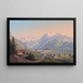 Engelberg Painting - Konrad Corradi — framed artwork on a wall