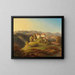 View of Aichberg Castle - Konrad Kreuzer — framed artwork on a wall