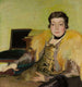 Portrait painting of Michalina Krzyanowska, the artist's wife - Konrad Krzyanowski — artwork view