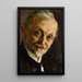 Portrait of Dr. Kazimierz Mazaraki - Konrad Krzyżanowski — framed artwork on a wall