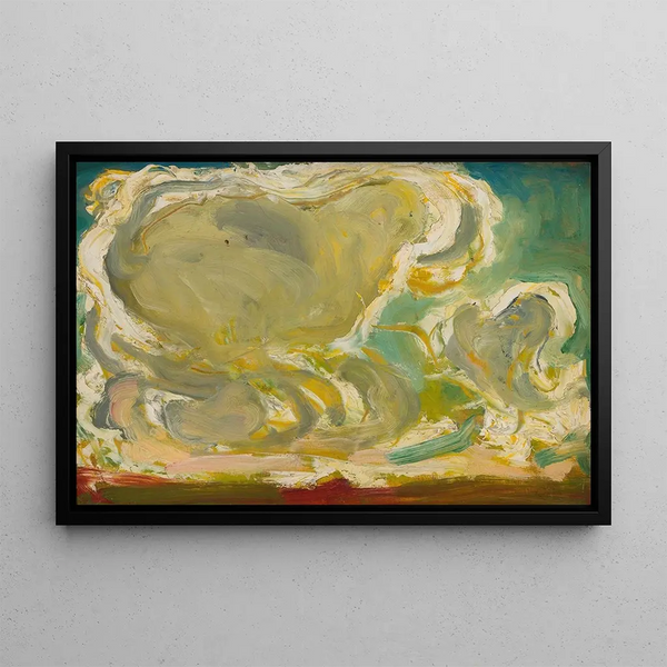 Study of Clouds - Konrad Krzyżanowski — framed artwork on a wall