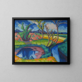 Mastique - Konrad Mägi — framed artwork on a wall