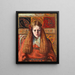 Portrait of a Norwegian Child - Konrad Mägi — framed artwork on a wall